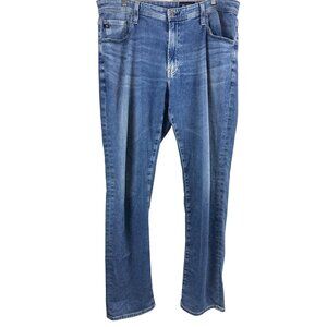 AG Adriano Goldschmied Graduate Men's Jeans Blue Denim Tailored Leg Size 38